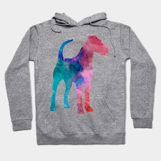 Irish Terrier in watercolor Hoodie